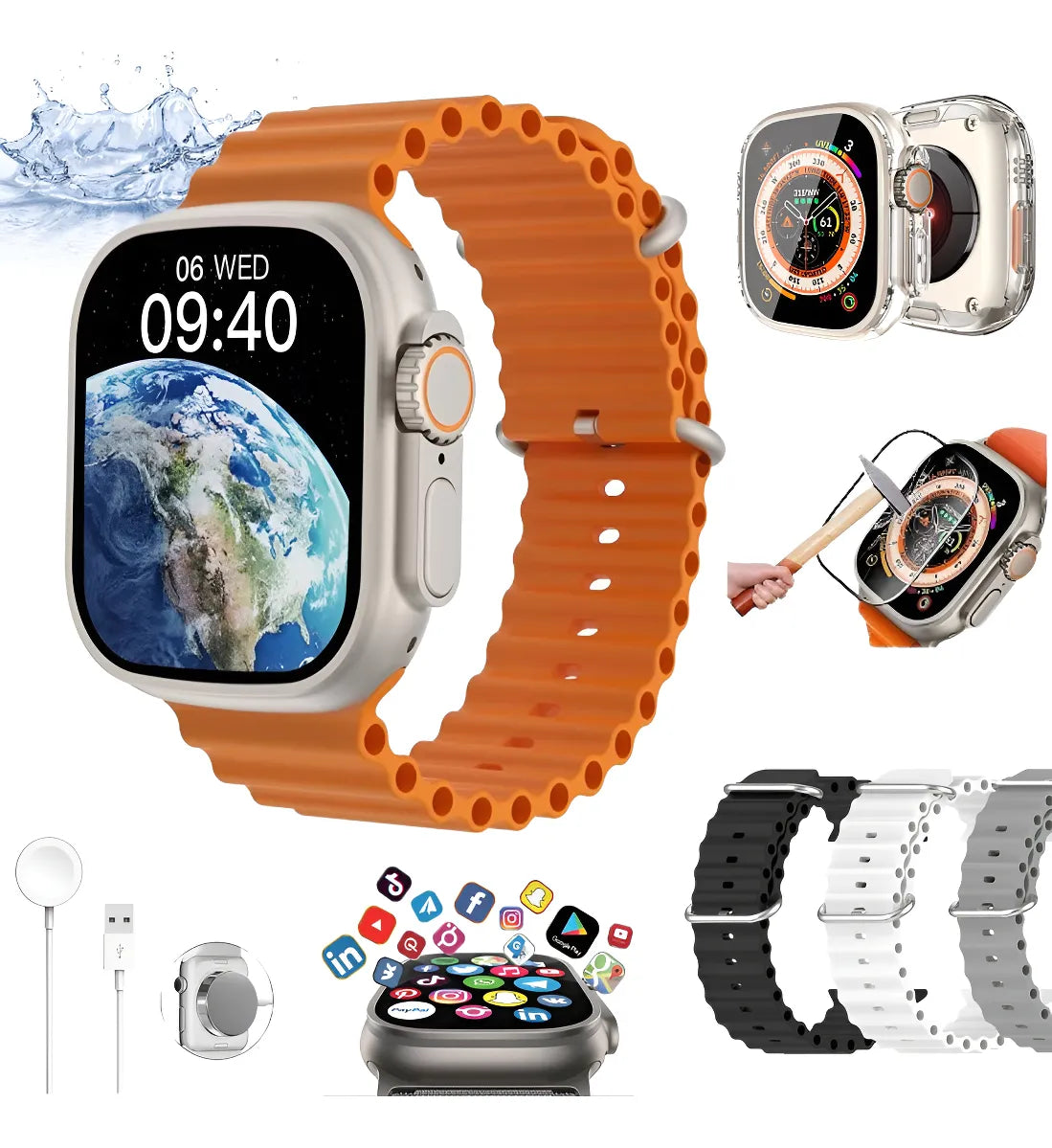 Smartwatch ultra serie 8 t 800